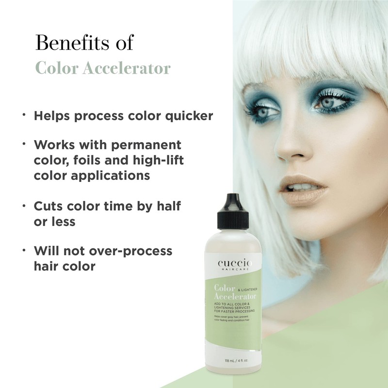 Cuccio Haircare Color And Lightener Accelerator - Cuts Process In