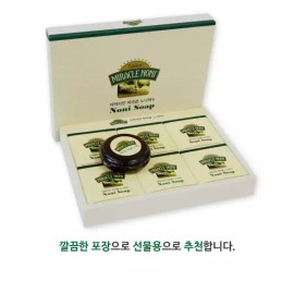 Tahitian Miracle 타히티안미라클노니비누 (6개) 각 100 g, 노니효능 천연 보습 수제 세수 비누, 풍성한 거품 초저자극 라벤더향 바디바, 지성 건성 민감성 피부, 아기 및 청소년 트러블 피부 Tahitian Miracle Noni Soap (6 pieces) 100g each, Noni Efficacy Natural Moisturizing Handmade Soap, Rich Foam Low Irritation Lavender Scent