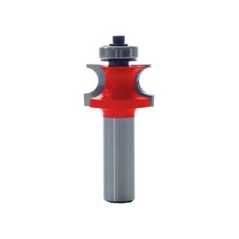 Faithfull FAIRB91 Router Bit TC Corner Bead 1/4in 3.2mm, Red / Silver