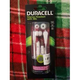 Stereo Headset With Mic (White) In-Ear Headset Hands Free