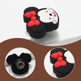 XUZOPIM Pack of 4 Furniture Knobs Rubber Cabinet Knobs Cabinet Handles Furniture Knobs Animal Shapes Drawer Knobs Door Knobs Furniture Handles Cabinet Handles Dresser Handles With Screws