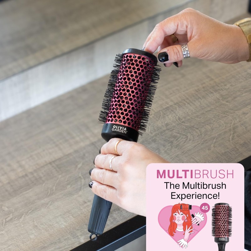 Olivia Garden Multibrush Curlers Kit - Size 45-4 Barrels of
