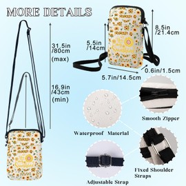 BWWKTOP Sunflower Crossbody Bag Sunflower Inspired Gift You Are My Sunshine Sunflower Shoulder Bag Gift for Sunflower Lovers, My Sunshine Xk-b