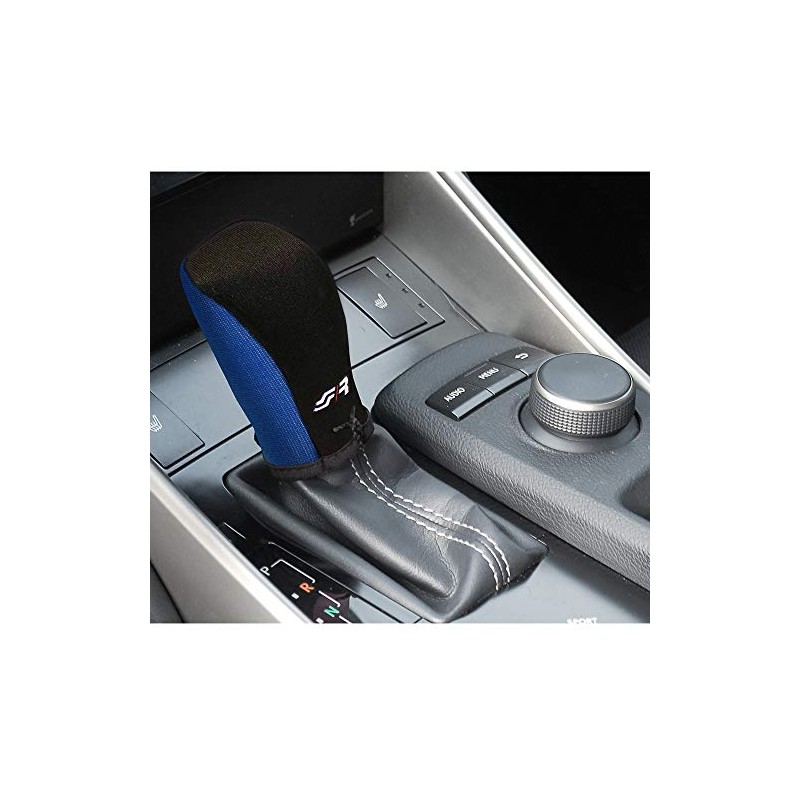 Simoni Racing Gear Knob Case – Black/Blue + SR Logo