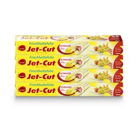 Jet-Cut Cling Film for Cutting, Consumer, 30 cm x 40 m, Transparent 251 K Quattro 4