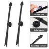 Gosknor 2pcs Large Arrow Spinner, Black Detachable Plastic Arrow Spinner
