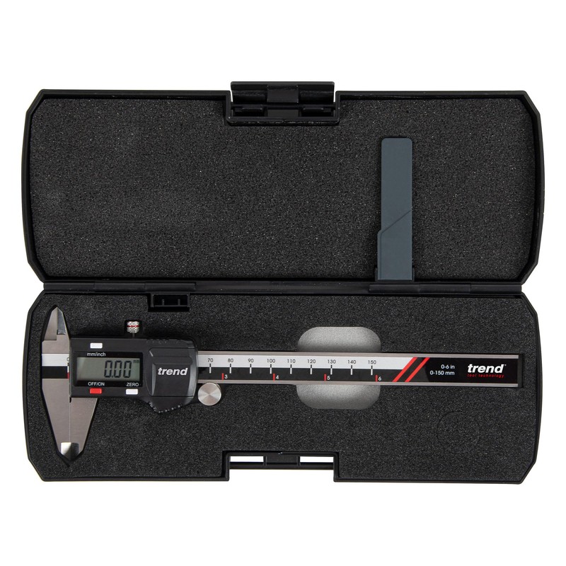 Trend Digital Caliper, 150mm Measuring Range, Stainless Steel with LCD