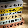 FINGERINSPIRE 2PCS Horror Elements Stencils for Painting with Brush 30x30cm