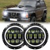 CHUSYYRAY For Nissan Patrol Y60 7 inch Round LED Headlight