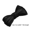 10m Black Satin Piping Trim 1cm Wide Piping Bias Tape