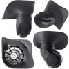 Tobeso-Nuoze Luggage Wheels Replacement for Suitcase 4 Pieces Suitcase Wheels