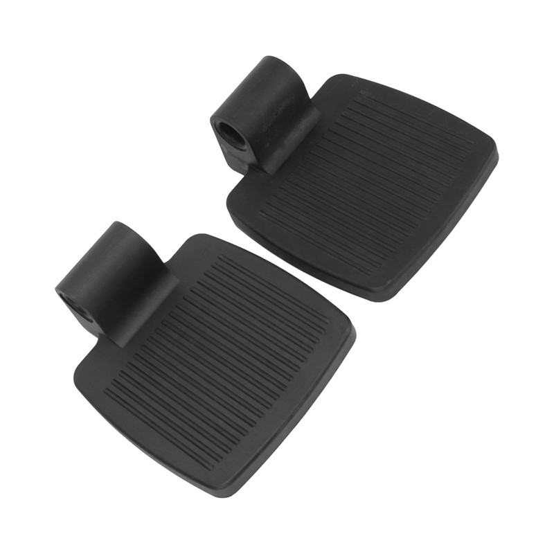 2pcs Wheelchair Footrests Professional Plastic Replacement Wheelchair Footplate Pedal Accessory