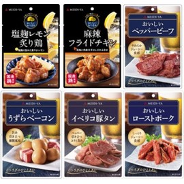 Meijiya Delicious Snack Pouch, Variety Pack, 6 Types, Purchase Set