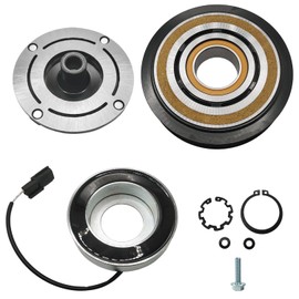 A/C Compressor Clutch Assembly Kit Plate Pulley Bearing Coil 926003TA1D Replacement for 2014-2020 Nissan Rogue 2.5L, AC Air Conditioning Compressor Clutch Coil Auto Repair Kit