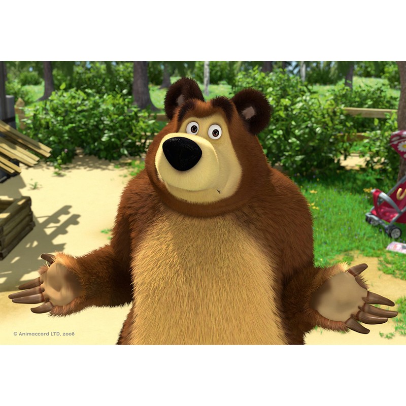 Ravensburger 05645 Jigsaw Puzzle 2 x 12 Masha and Bear