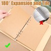 WhizNook 135 Sheets A5 Kraft Paper Refill Paper, A5 Paper