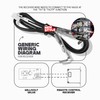 Fireplace Remote Control Kit RCST, On/Off Thermostat LCD Compatible with