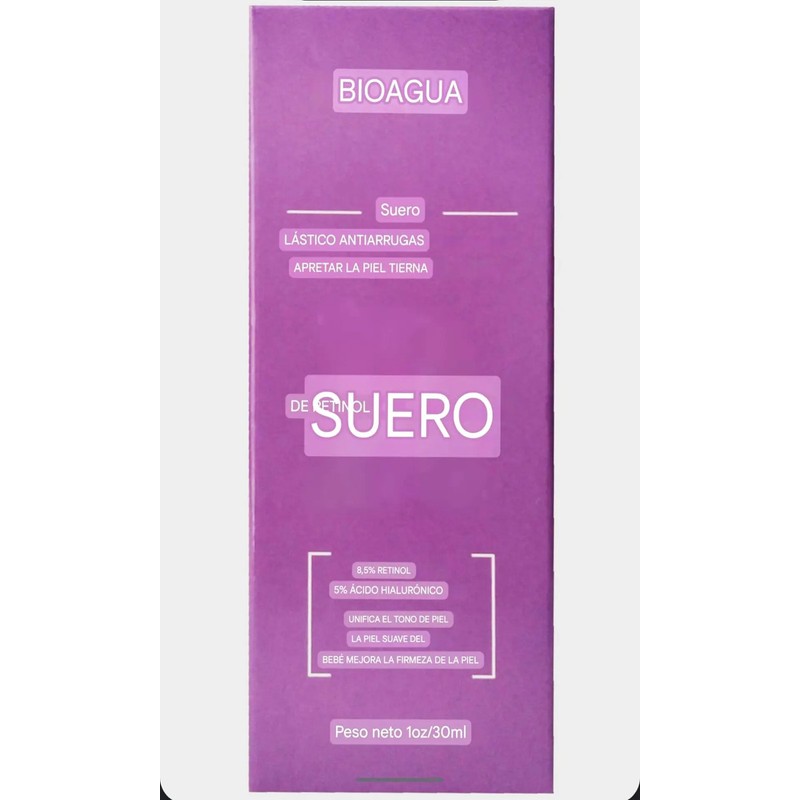 Bioaqua Serum Retinol Acido Hialuronico Antiarrugas 2pz 30ml