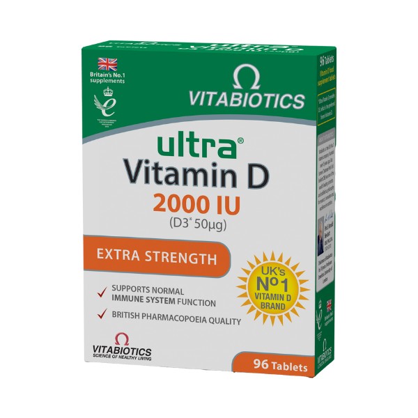 Vitabiotics Ultra Vitamin D3 2000 IU 96 tabs
