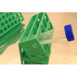 Slant Test Tube Rack, Tilting Tube Stand, Tilt Angle 45 Degrees (25mm 2x5)