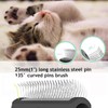 TinyPoint Large Slicker Brush for Dogs,Cats,Extra Long Pin Shedding Brush