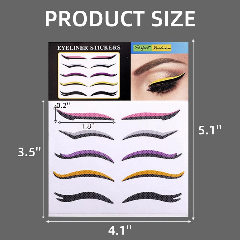 VIVIDCHIC 100Pcs Natural Colored Eyelid Tape Stickers Non-woven Fiber Eyelid