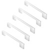 CAULDHAM 5 Pack Solid Kitchen Cabinet Pulls Handles (5" Hole