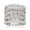 Ross-Simons 2.50 ct. t.w. CZ Jewelry Set: 5 Eternity Bands