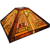Capulina Tiffany Lamp Shade 12 Inches Wide Accessories Replacement Amber