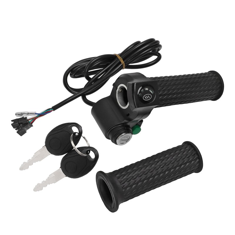 2 PCS Electric Bike Throttle Grip Kit Speed Control Grip