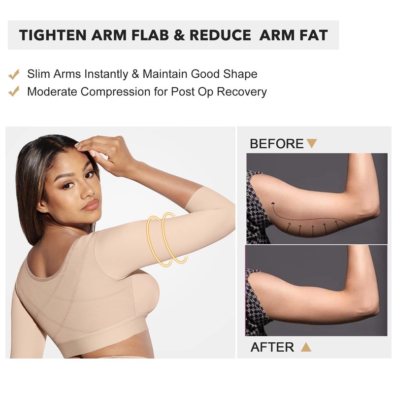 FeelinGirl Arm Shaper for Women Post Surgery Arm Lipo Compression