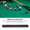 Pool Cue Extension Aluminum Billiards Cue Extension Pool Cue Extension