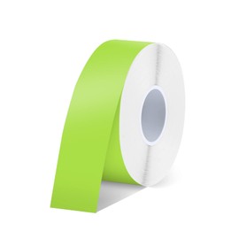 SUPVAN Thermal Label Tape, E10/16 Labels, Continuous Label Tape, 15 mm x 6 m, Waterproof Labels, Suitable for Home, Office, School (Green)