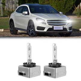 SHENKENUO 2x New For Mercedes CLA GLA 250 45 Xenon HID D3S Headlight Kit 6000K White Bulbs