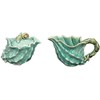 Blue Sky Ceramics Sky Ceramic Shell Figural Sugar Bowl Blue,