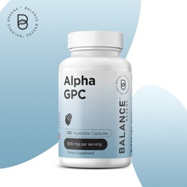Balance Breens Alpha GPC Choline Supplement 600mg – 120 Vegetable Capsules