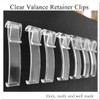 2.5 Inch Valance Clips for Horizontal Blind Valance (12 Pieces)