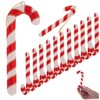 KADAX Candy Canes for Christmas Tree, Candy Cane Classic Red
