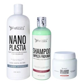 Kit Nanoplastia Sf 1l, Sellador 300ml, Shampoo Lp 500ml                                                                                               