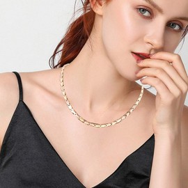 [Hide] Women's Necklace, Titanium, Hematite, Magnetic Necklace, Anti-Static, Fashion Jewelry, 18.7 inches (47.5 cm), Titanium Germanium Necklace, Germanium Necklace