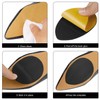 Makryn - Almohadillas antideslizantes para zapatos (3 pares), color negro