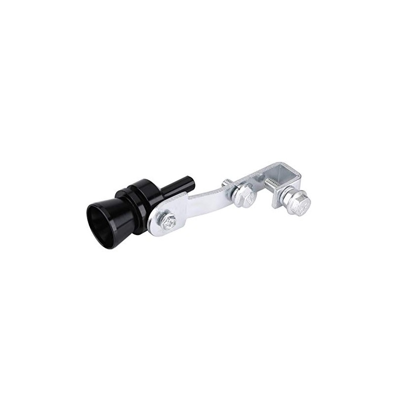 Car Turbo Sound Exhaust Whistle Muffler Auto Blow-off Valve Simulator(M-Black)