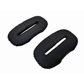 Lexus New NX 20 Series Genuine Leather Seat Belt Cover (For Driver & Passenger, Black Stitching), Scratch Resistant, Noise Prevention, Genuine Leather Cover, Dress Up Parts, Lexus NX250, NX350,