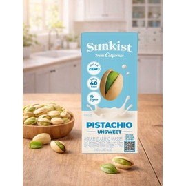 Sunkist Pistachio Unsweetened 190ml 24 packs / 썬키스트 피스타치오 언스위트 190ml 24팩