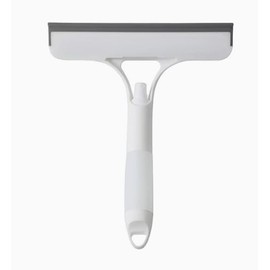 Window Scraper Windshield Wiper Tools Shower Door Cleaner Mini Window Cleaning Tool Mini Watering Can Squeegee Brush for Window Cleaning Glass Wiper Plastic (White)