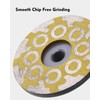 4" Flat Resin Filled Grinding Wheel, Diamond Cup Wheel with