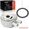 A-Premium Engine Oil Cooler Compatible with Hyundai Santa Fe, Sonata