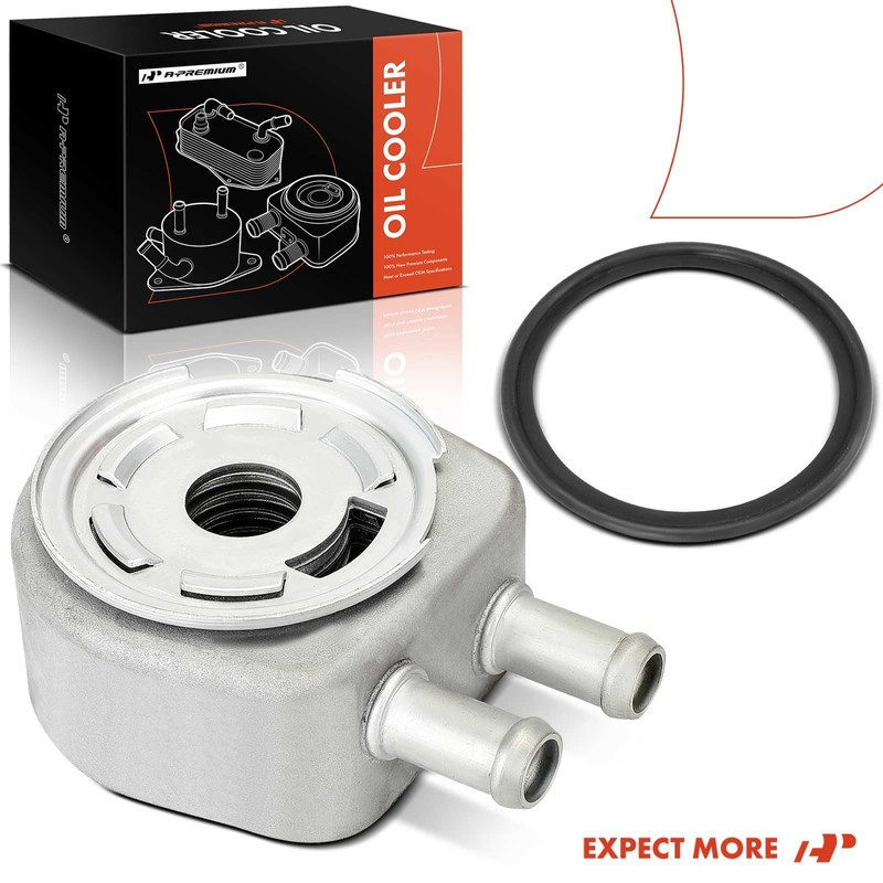 A-Premium Engine Oil Cooler Compatible with Hyundai Santa Fe, Sonata