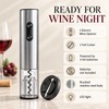 Electric Wine Opener with Foil Cutter LED Light and Dual
