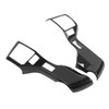 2Pcs Steering Wheel Sticker Carbon Fiber Style Cover Interior Trim